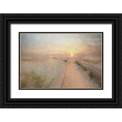 Daybreak Black Ornate Wood Framed Art Print with Double Matting by Deiter, Lori