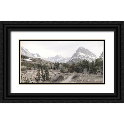 Glacier National Park Black Ornate Wood Framed Art Print with Double Matting by Deiter, Lori