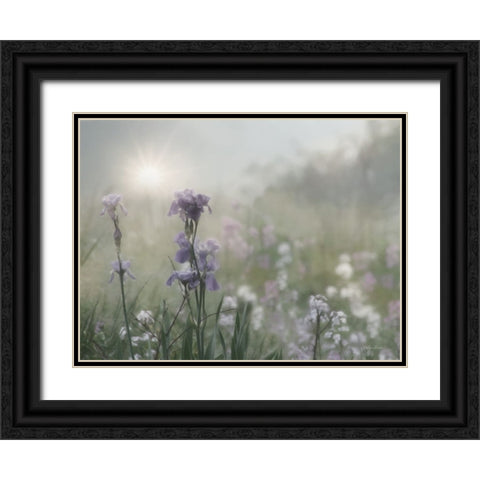 Spring Bling Black Ornate Wood Framed Art Print with Double Matting by Deiter, Lori