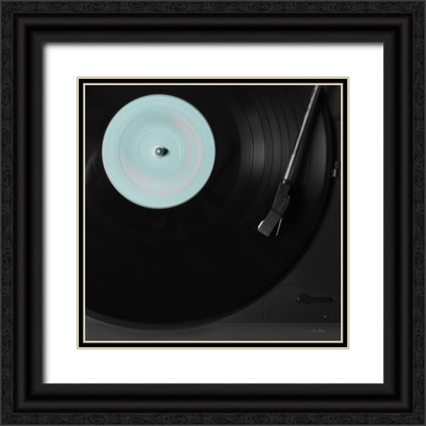 Turntable Tune Black Ornate Wood Framed Art Print with Double Matting by Deiter, Lori