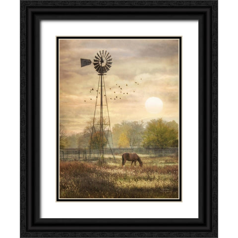 Berks Co. Sunrise Black Ornate Wood Framed Art Print with Double Matting by Deiter, Lori