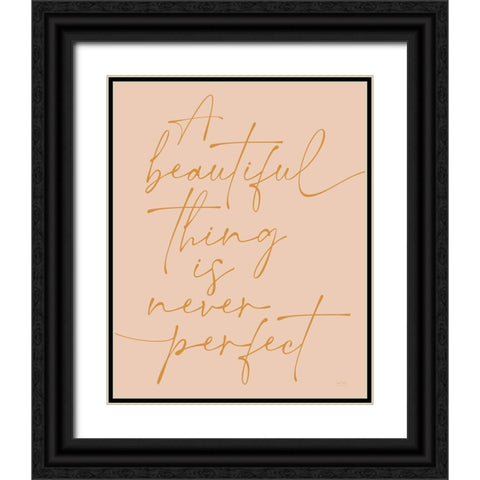 A Beautiful Thing      Black Ornate Wood Framed Art Print with Double Matting by Lux + Me Designs