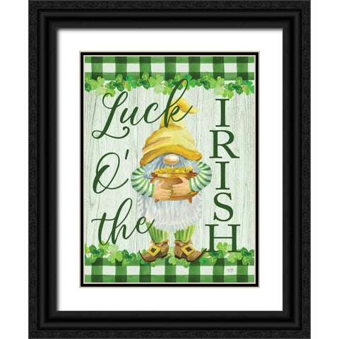 Luck O the Irish Black Ornate Wood Framed Art Print with Double Matting by Lux + Me Designs