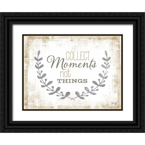 Collect Moments Black Ornate Wood Framed Art Print with Double Matting by Rae, Marla