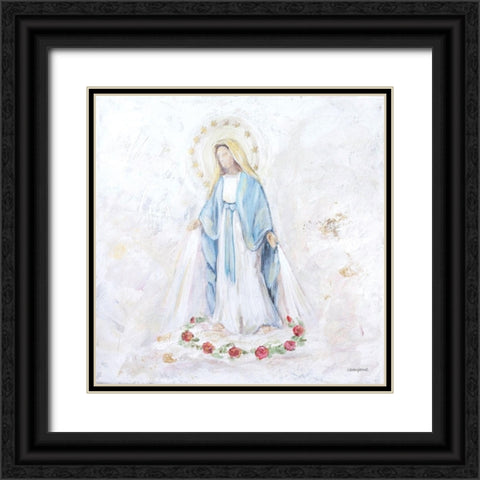 Blessed Mother Black Ornate Wood Framed Art Print with Double Matting by Kissell, Mackenzie