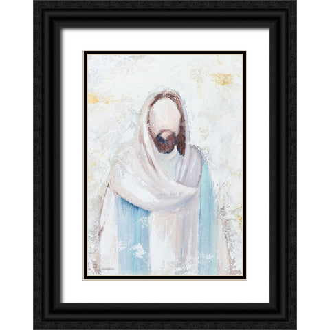 Good Shepherd Black Ornate Wood Framed Art Print with Double Matting by Kissell, Mackenzie