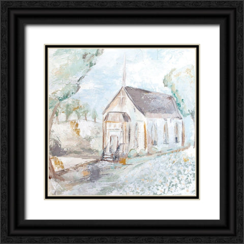 Blessed House Black Ornate Wood Framed Art Print with Double Matting by Kissell, Mackenzie