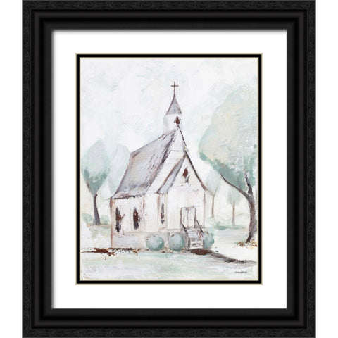 House of God Black Ornate Wood Framed Art Print with Double Matting by Kissell, Mackenzie