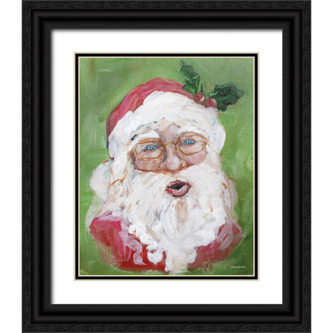 Jolly Black Ornate Wood Framed Art Print with Double Matting by Kissell, Mackenzie