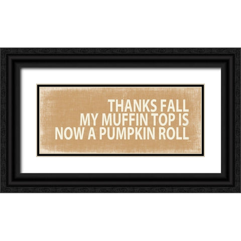 Thanks Fall   Black Ornate Wood Framed Art Print with Double Matting by Michelle, Misty