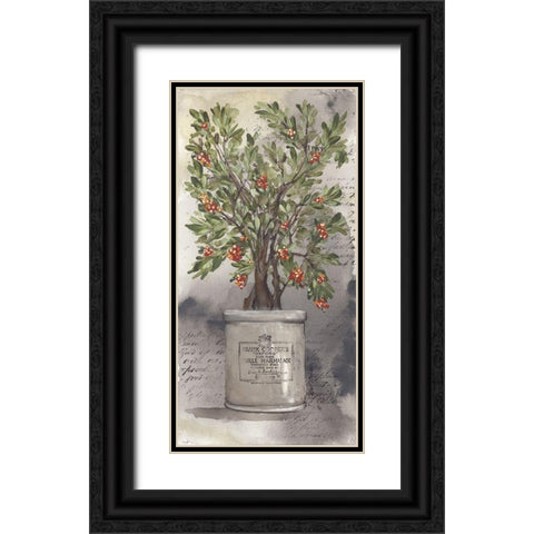 Bittersweet Bush Black Ornate Wood Framed Art Print with Double Matting by Norkus, Julie
