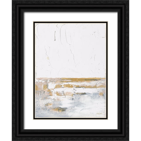 Golden Dreams Black Ornate Wood Framed Art Print with Double Matting by Ebert, Roey