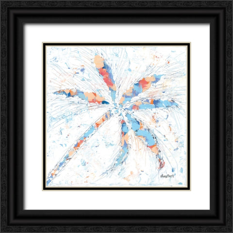 Palm Tree I Black Ornate Wood Framed Art Print with Double Matting by Ebert, Roey