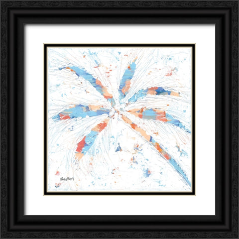 Palm Tree II Black Ornate Wood Framed Art Print with Double Matting by Ebert, Roey