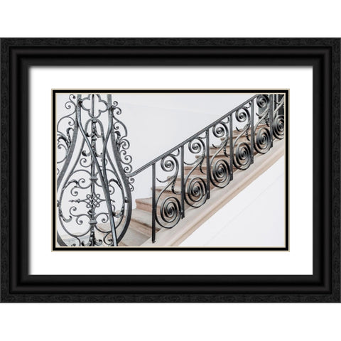 Step into Beautiful Black Ornate Wood Framed Art Print with Double Matting by Rigsby, Jennifer