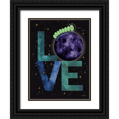 Caterpillar Adventure 2 Black Ornate Wood Framed Art Print with Double Matting by Nieman, Rachel