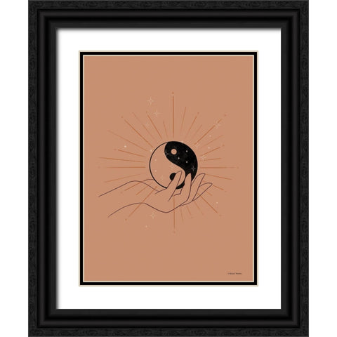 Embrace the Yin and Yang Black Ornate Wood Framed Art Print with Double Matting by Nieman, Rachel
