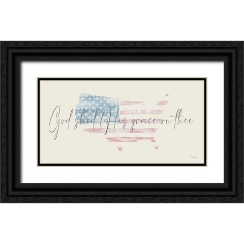 God Shed His Grace on Thee Black Ornate Wood Framed Art Print with Double Matting by Soulspeak And Sawdust