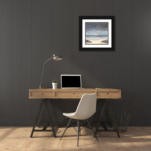 Sunset Sail Black Ornate Wood Framed Art Print with Double Matting by Soulspeak And Sawdust