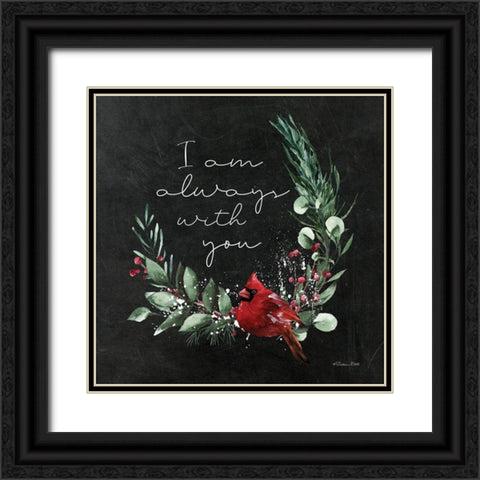 I Am Always With You   Black Ornate Wood Framed Art Print with Double Matting by Ball, Susan