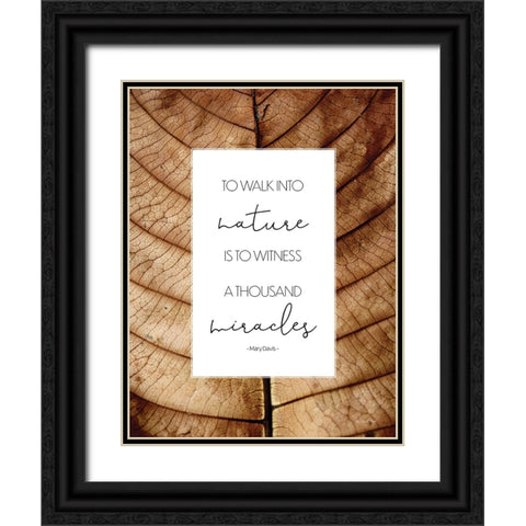 A Thousand Miracles Black Ornate Wood Framed Art Print with Double Matting by Ball, Susan