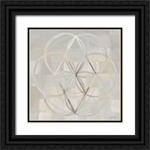 Illusion 1 Black Ornate Wood Framed Art Print with Double Matting by Stellar Design Studio