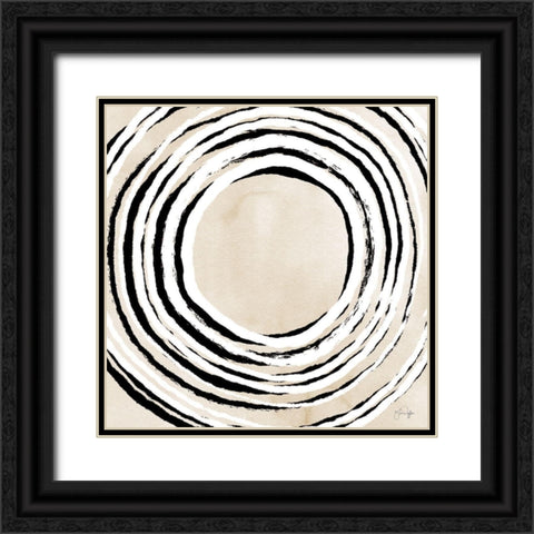 Beautiful Storm Black Ornate Wood Framed Art Print with Double Matting by Yass Naffas Designs