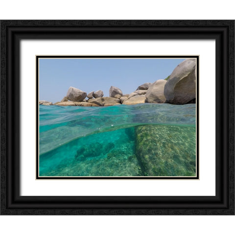 Ko Miang-Similan Islands-Thailand Black Ornate Wood Framed Art Print with Double Matting by Pitamitz, Sergio