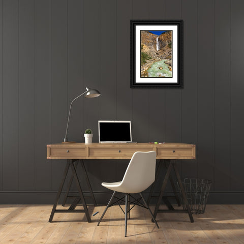 Takakkaw Falls-Yoho National Park-British Columbia-Canada Black Ornate Wood Framed Art Print with Double Matting by Bishop, Russ