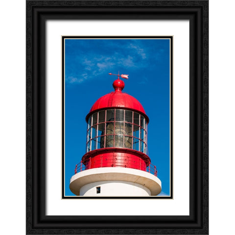 Cape Race Lighthouse-Cape Race-Avalon Peninsula-Newfoundland-Canada Black Ornate Wood Framed Art Print with Double Matting by DeFreitas, Michael