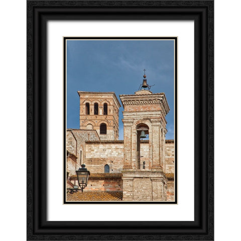Italy- Umbria- Narni. The medieval cathedral of San Giovenale Black Ornate Wood Framed Art Print with Double Matting by Eggers, Julie