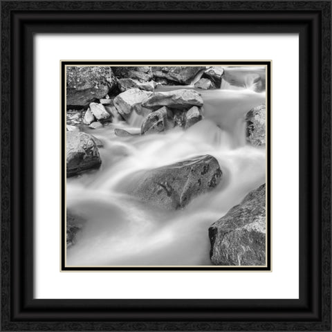 River Sarca-Val di Genova in the Parco Naturale Adamello-Brenta-Trentino-Italy-Val Rendena Black Ornate Wood Framed Art Print with Double Matting by Zwick, Martin