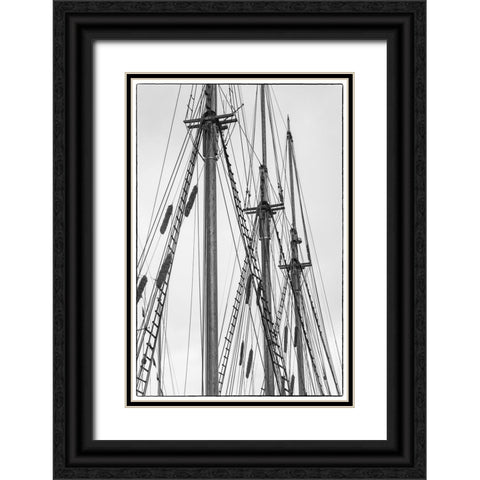 Sweden-Vastragotland and Bohuslan-Gothenburg-Klippan District-sailing ship Black Ornate Wood Framed Art Print with Double Matting by Bibikow, Walter