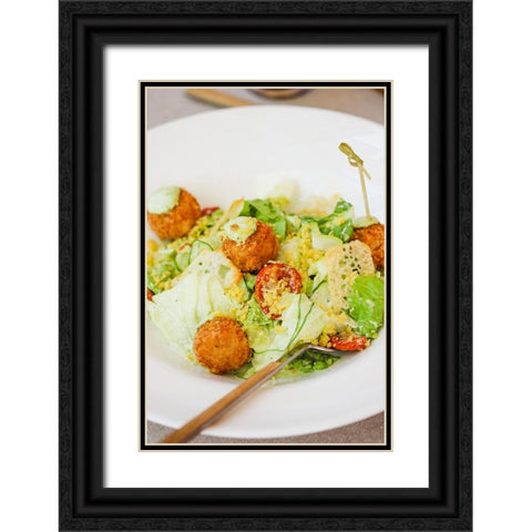 Italian cuisine Black Ornate Wood Framed Art Print with Double Matting by Majority World CIC