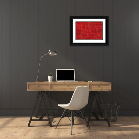 Colorful fabric detail Black Ornate Wood Framed Art Print with Double Matting by Muench, Zandria