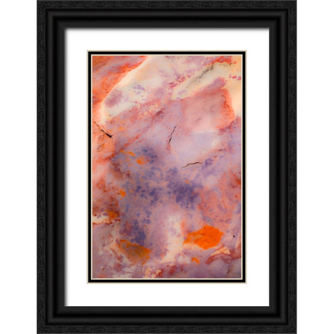 Sedona- Arizona. Cathedral Rock- patterns Black Ornate Wood Framed Art Print with Double Matting by Sienda, Jolly