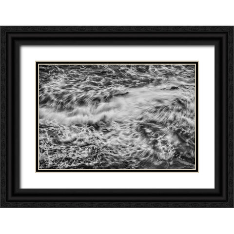 Point Lobos-Carmel-California Black Ornate Wood Framed Art Print with Double Matting by Ford, John