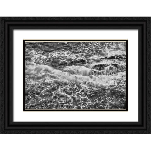 Point Lobos-Carmel-California Black Ornate Wood Framed Art Print with Double Matting by Ford, John