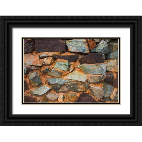 Brooklyn Mine Road- Virginia Dale Mining District- Mojave Desert- California Black Ornate Wood Framed Art Print with Double Matting by Muench, Zandria