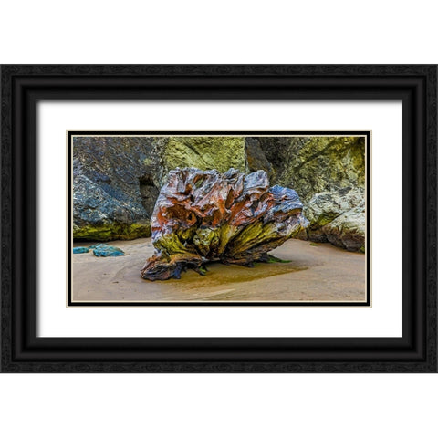 USA-Oregon-Bandon-Beach Black Ornate Wood Framed Art Print with Double Matting by Restuccia, Joe III