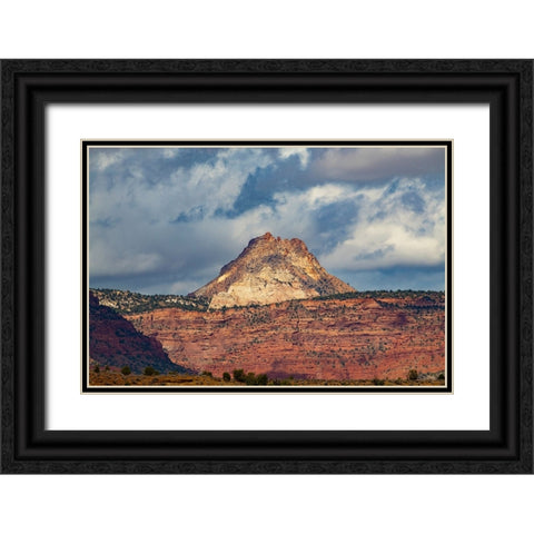 USA-Utah Mollies Nipple from US Hwy 89 Black Ornate Wood Framed Art Print with Double Matting by Friel, Bernard