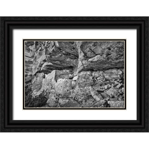 Little Westwater Ruin-Canyonlands National Park-Utah Black Ornate Wood Framed Art Print with Double Matting by Ford, John