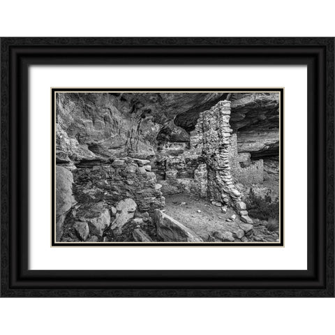 Little Westwater Ruin-Canyonlands National Park-Utah Black Ornate Wood Framed Art Print with Double Matting by Ford, John