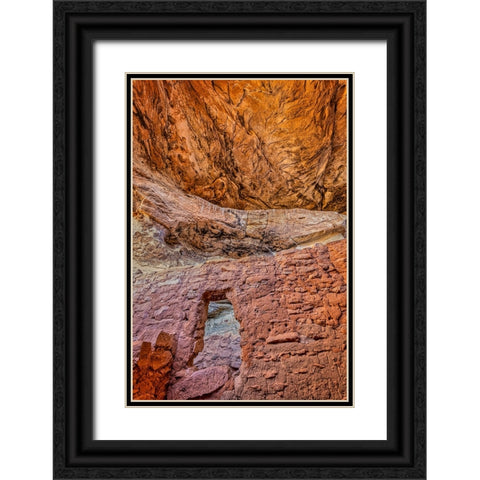 Little Westwater Ruin-Canyonlands National Park-Utah Black Ornate Wood Framed Art Print with Double Matting by Ford, John