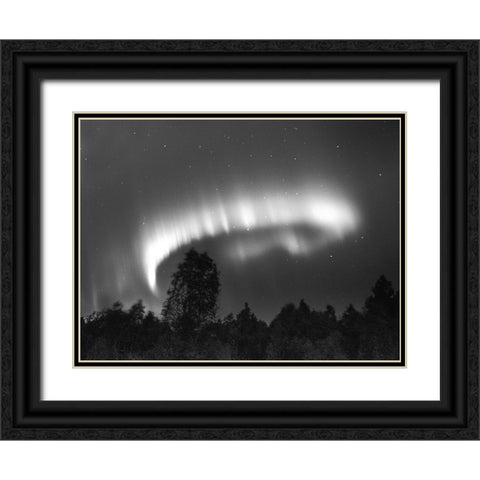 The Ring Of Fire Black Ornate Wood Framed Art Print with Double Matting by Caroline Stroksnes, Mette
