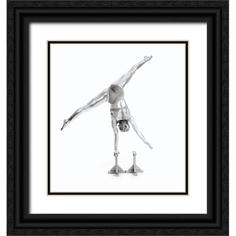Balance - Gymnastics Series Black Ornate Wood Framed Art Print with Double Matting by Ashton-Jones, Howard