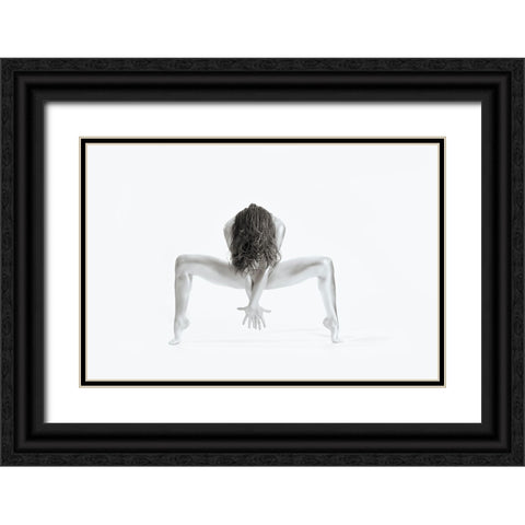Strong - Gymnastics Series Black Ornate Wood Framed Art Print with Double Matting by Ashton-Jones, Howard