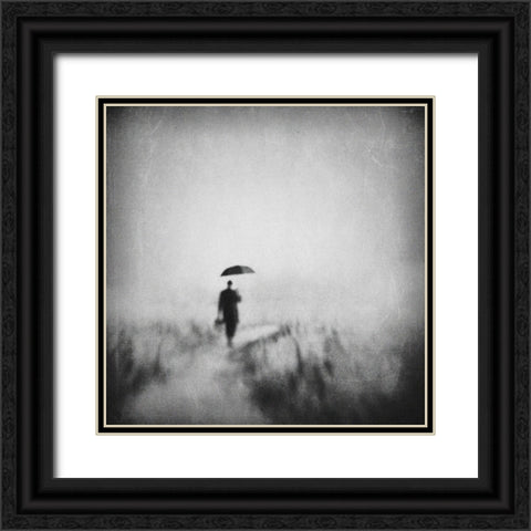 Untitled Black Ornate Wood Framed Art Print with Double Matting by Alrasyid, Ajie