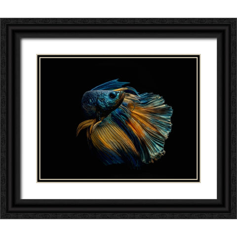 My Dress Black Ornate Wood Framed Art Print with Double Matting by Halil, Andi