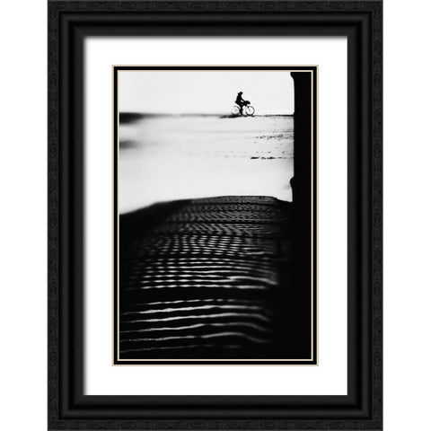 The Girl Who Sold The World Black Ornate Wood Framed Art Print with Double Matting by Correia, Rui